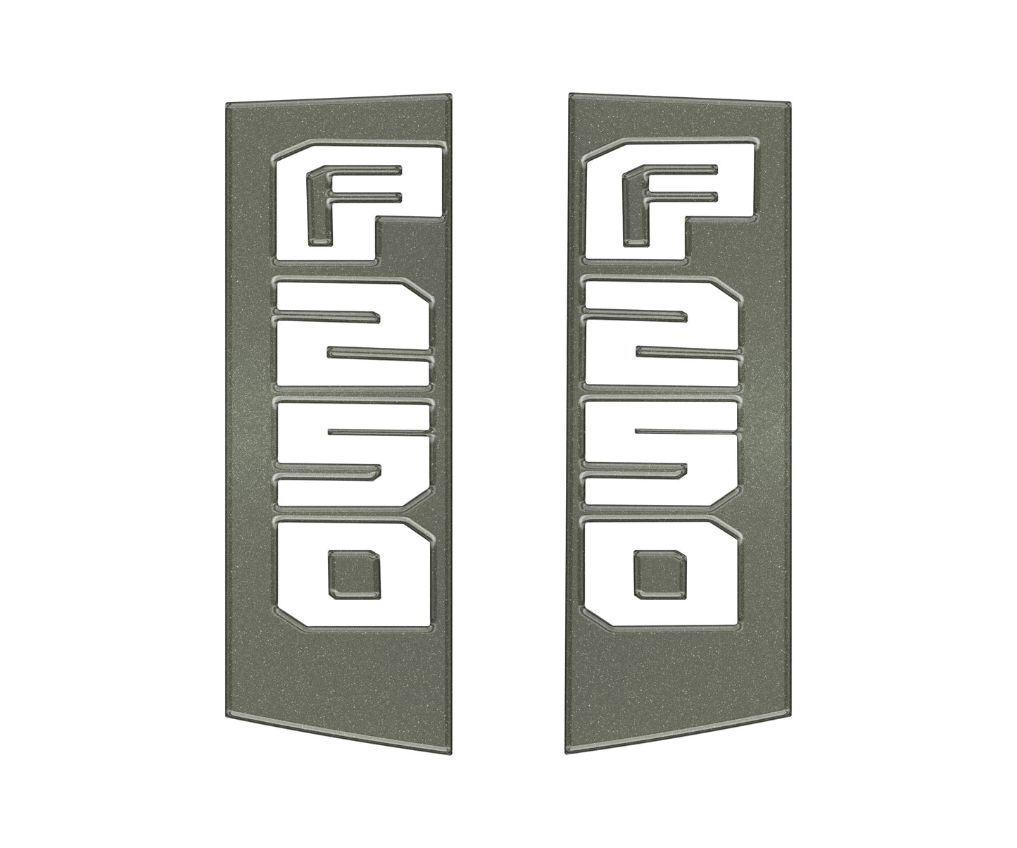 Side Emblem Accent Trim Fits 2017-2022 Ford Super Duty by Tufskinz.com
