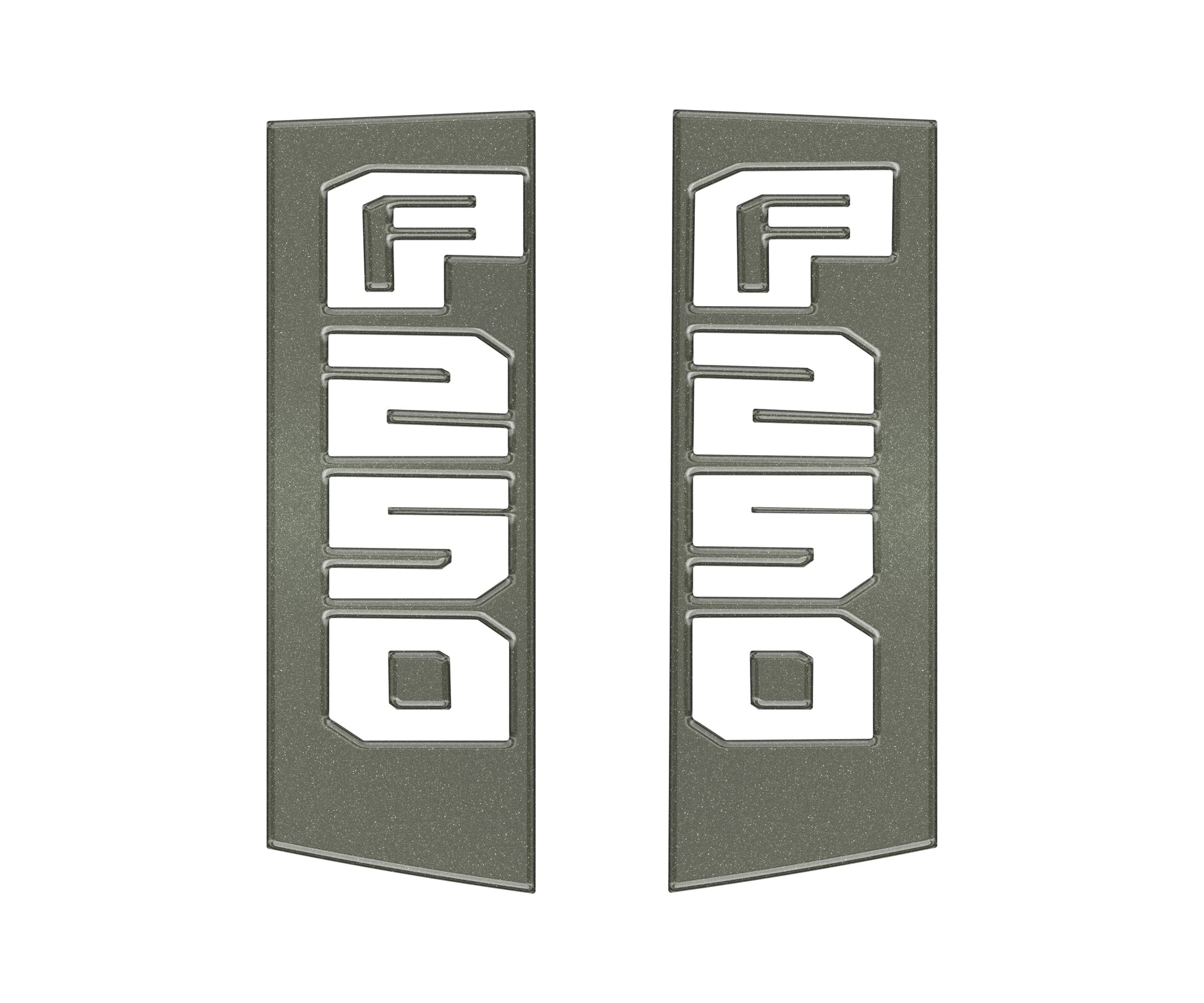 Side Emblem Accent Trim Fits 2017-2022 Ford Super Duty by Tufskinz.com