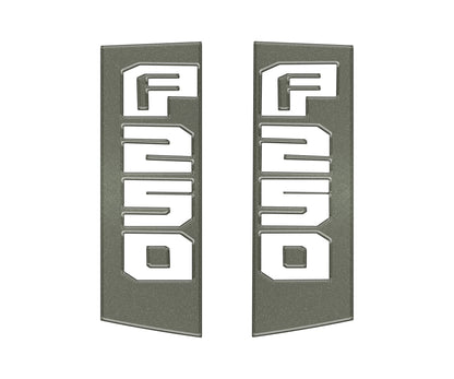Side Emblem Accent Trim Fits 2017-2022 Ford Super Duty by Tufskinz.com