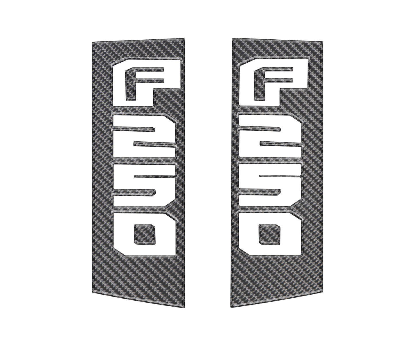 Side Emblem Accent Trim Fits 2017-2022 Ford Super Duty by Tufskinz.com