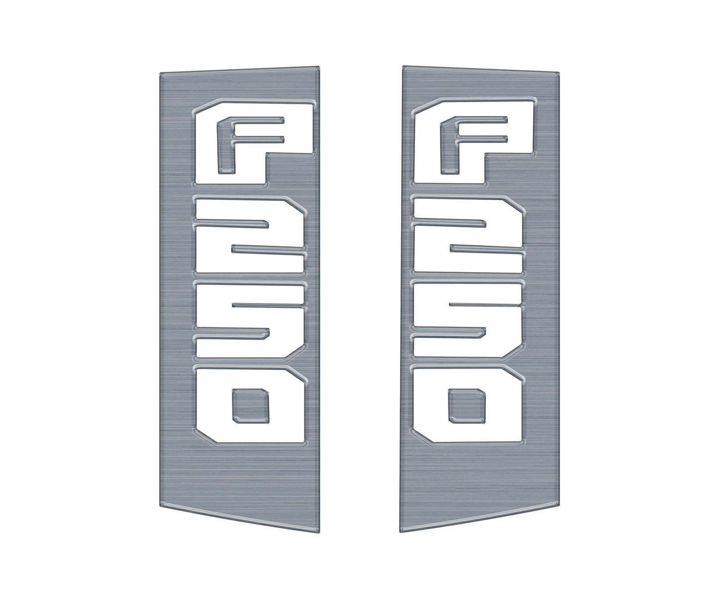 Side Emblem Accent Trim Fits 2017-2022 Ford Super Duty by Tufskinz.com