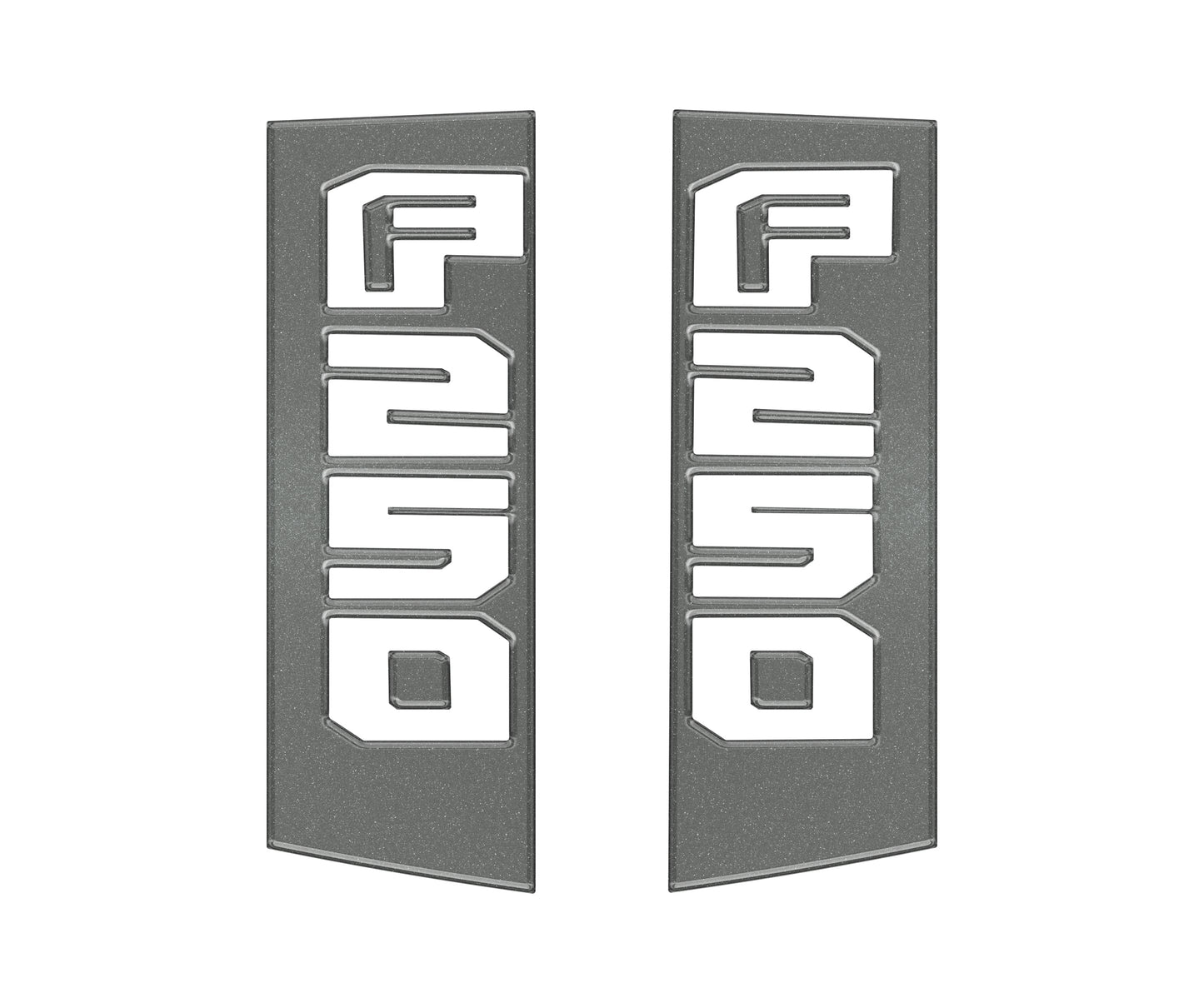 Side Emblem Accent Trim Fits 2017-2022 Ford Super Duty by Tufskinz.com