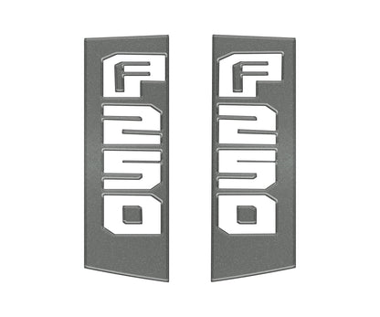 Side Emblem Accent Trim Fits 2017-2022 Ford Super Duty by Tufskinz.com