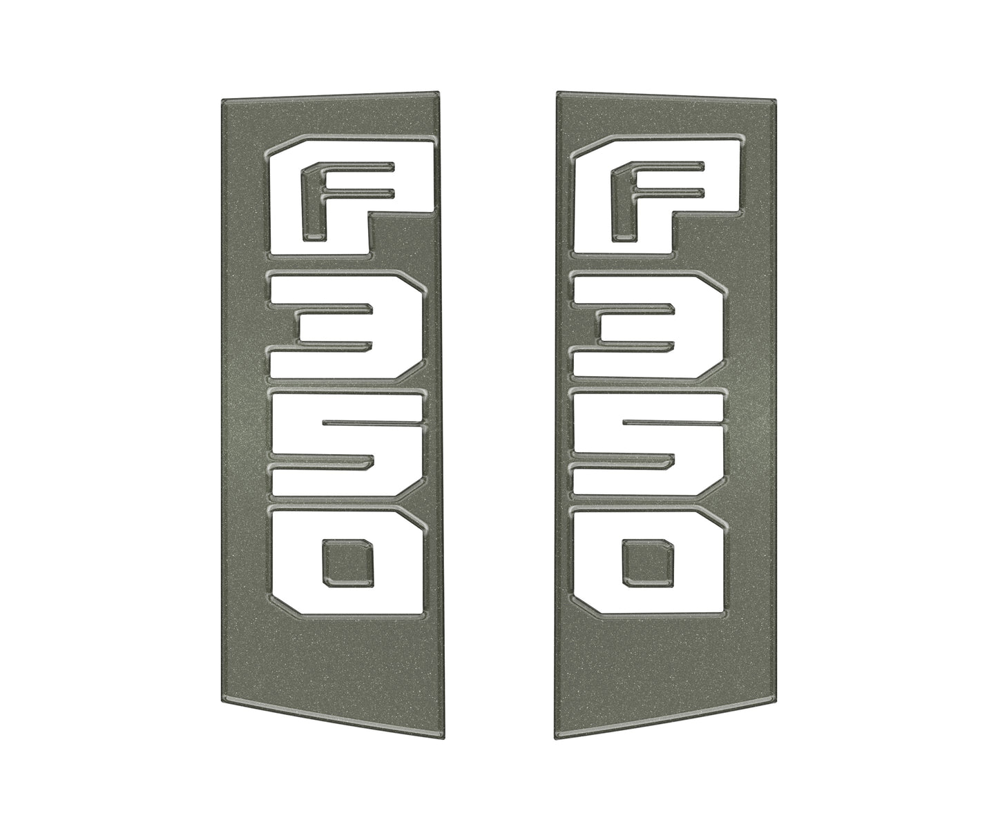 Side Emblem Accent Trim Fits 2017-2022 Ford Super Duty by Tufskinz.com