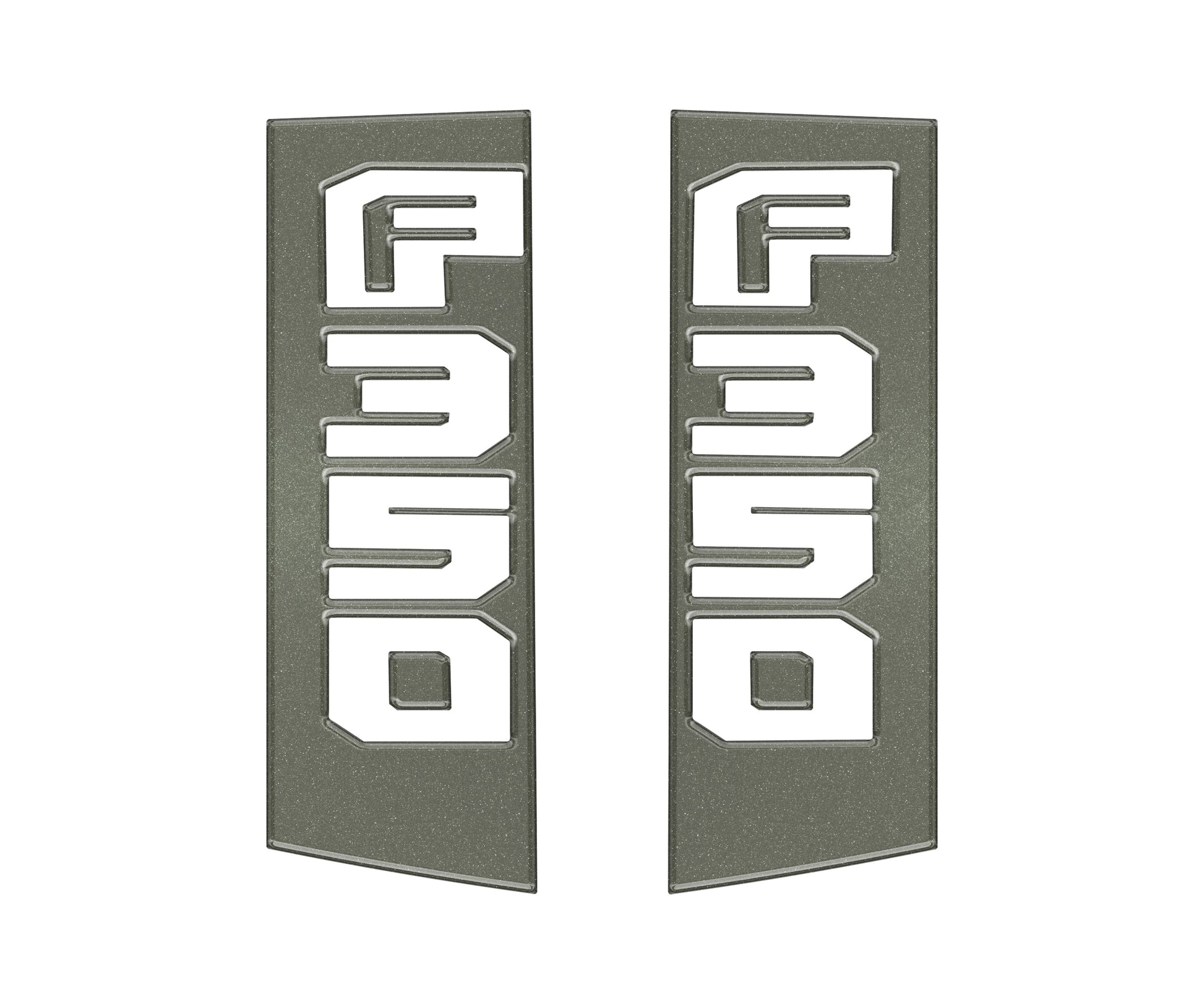 Side Emblem Accent Trim Fits 2017-2022 Ford Super Duty by Tufskinz.com