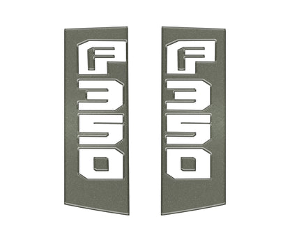 Side Emblem Accent Trim Fits 2017-2022 Ford Super Duty by Tufskinz.com