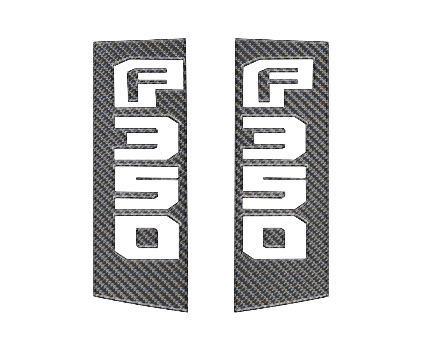 Side Emblem Accent Trim Fits 2017-2022 Ford Super Duty by Tufskinz.com