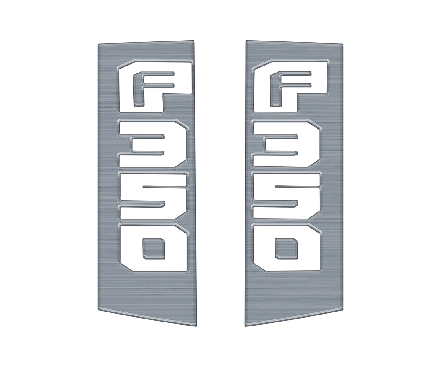 Side Emblem Accent Trim Fits 2017-2022 Ford Super Duty by Tufskinz.com