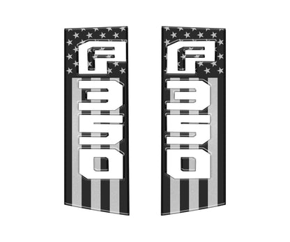 Side Emblem Accent Trim Fits 2017-2022 Ford Super Duty by Tufskinz.com