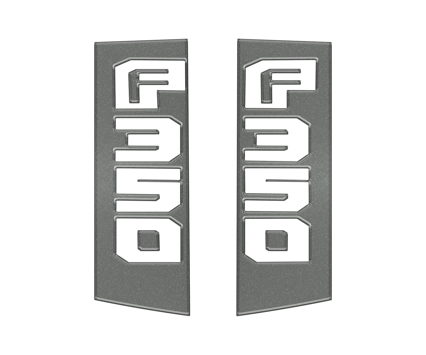 Side Emblem Accent Trim Fits 2017-2022 Ford Super Duty by Tufskinz.com