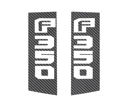 Side Emblem Accent Trim Fits 2017-2022 Ford Super Duty by Tufskinz.com