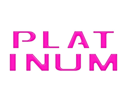 Platinum Tailgate Letter Overlays Fits 2020-2022 Ford Super Duty by Tufskinz.com
