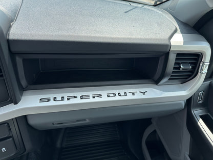 Glovebox Letters Fits 2023-2026 Ford Super Duty by Tufskinz.com