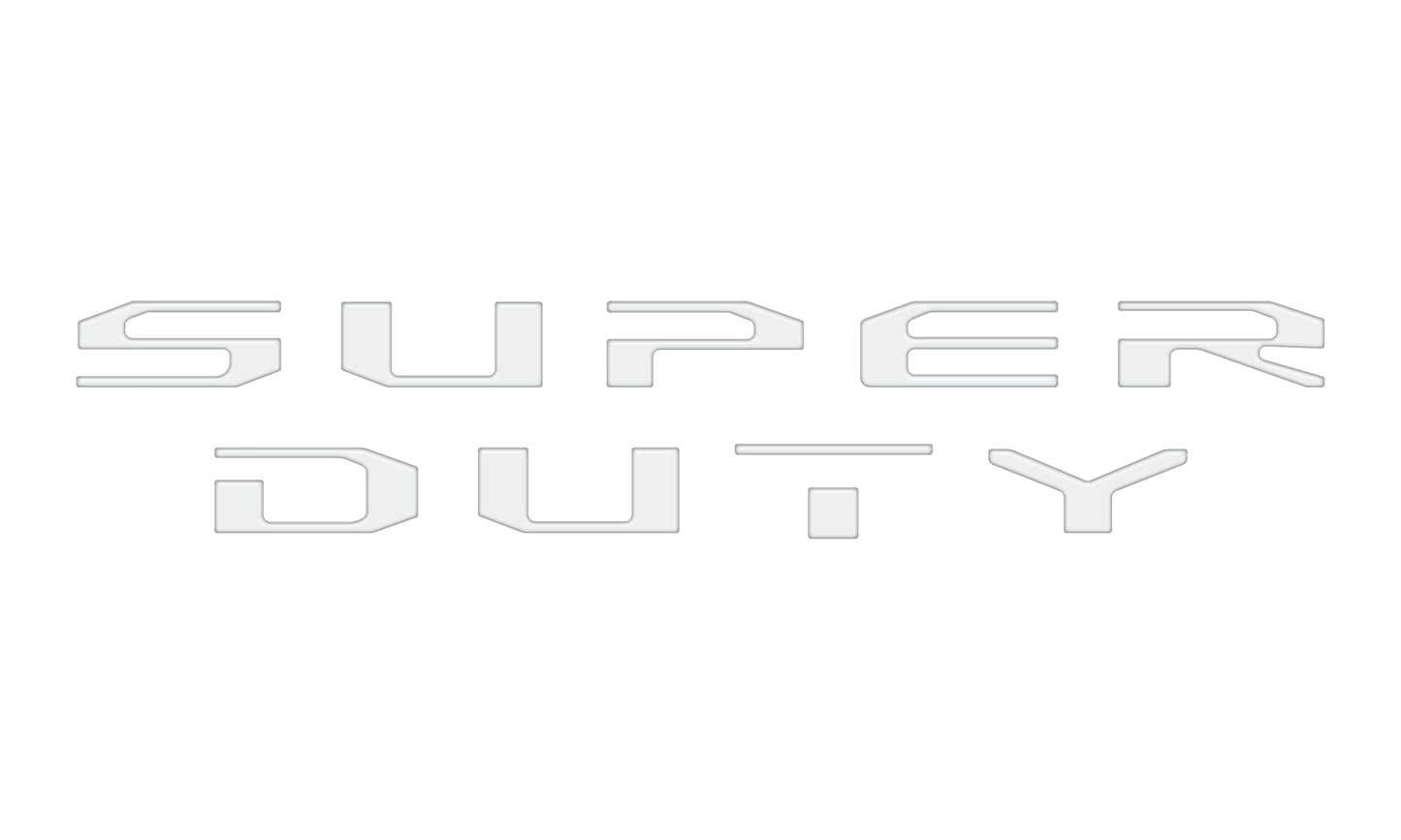 Glovebox Letters Fits 2023-2026 Ford Super Duty by Tufskinz.com