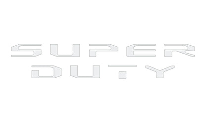 Glovebox Letters Fits 2023-2026 Ford Super Duty by Tufskinz.com