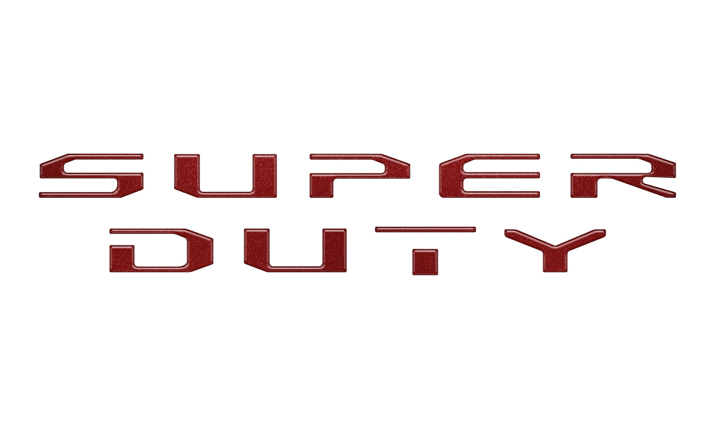 Glovebox Letters Fits 2023-2026 Ford Super Duty by Tufskinz.com