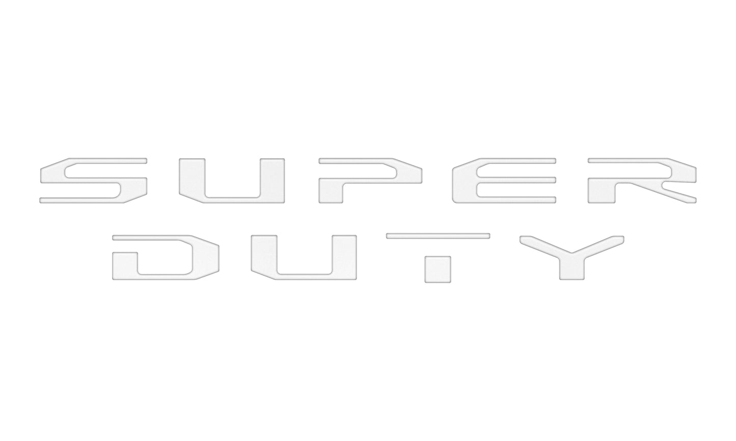 Glovebox Letters Fits 2023-2026 Ford Super Duty by Tufskinz.com