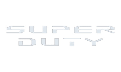 Glovebox Letters Fits 2023-2026 Ford Super Duty by Tufskinz.com