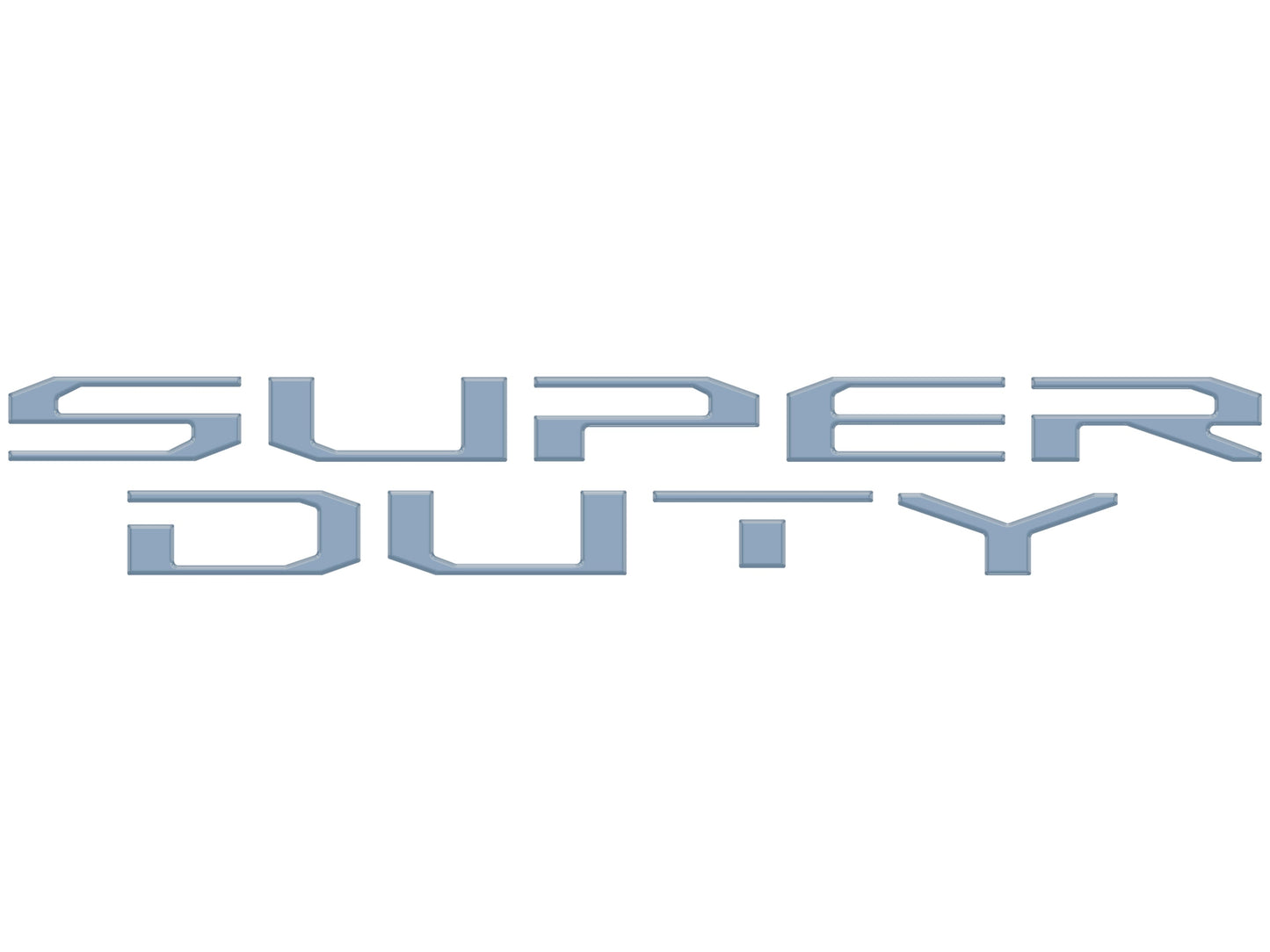 Tailgate Letter Inserts Fits 2023-2026 Ford Super Duty XL/XLT/STX/Tremor/Lariat by Tufskinz.com