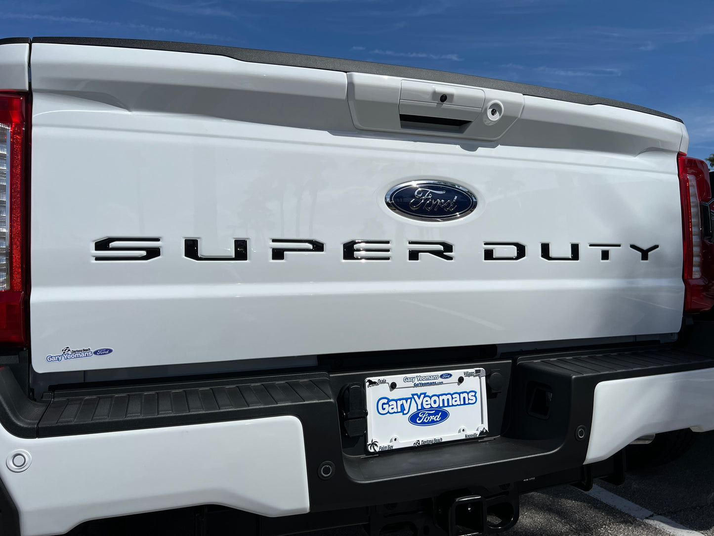 Tailgate Letter Inserts Fits 2023-2026 Ford Super Duty XL/XLT/STX/Tremor/Lariat by Tufskinz.com