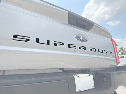 Tailgate Letter Inserts Fits 2023-2026 Ford Super Duty XL/XLT/STX/Tremor/Lariat by Tufskinz.com