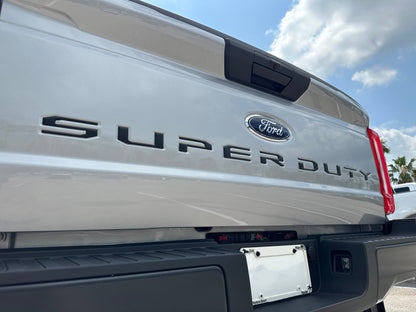 Tailgate Letter Inserts Fits 2023-2026 Ford Super Duty XL/XLT/STX/Tremor/Lariat by Tufskinz.com
