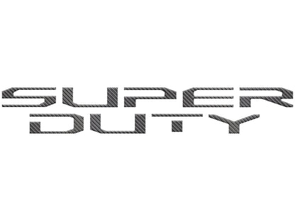 Tailgate Letter Inserts Fits 2023-2026 Ford Super Duty XL/XLT/STX/Tremor/Lariat by Tufskinz.com