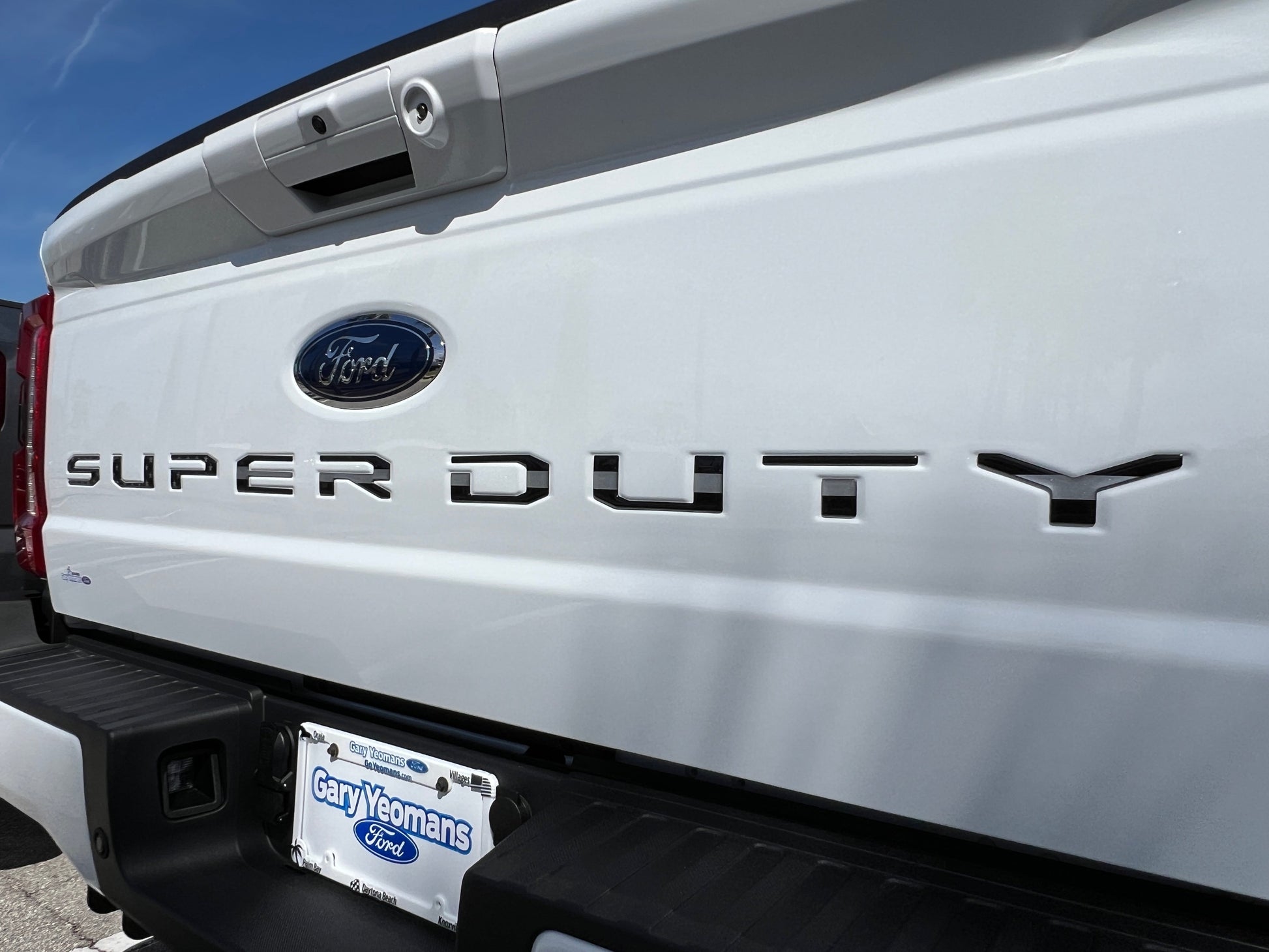 Tailgate Letter Inserts Fits 2023-2026 Ford Super Duty XL/XLT/STX/Tremor/Lariat by Tufskinz.com