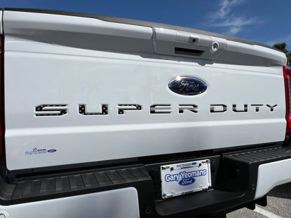 Tailgate Letter Inserts Fits 2023-2026 Ford Super Duty XL/XLT/STX/Tremor/Lariat by Tufskinz.com