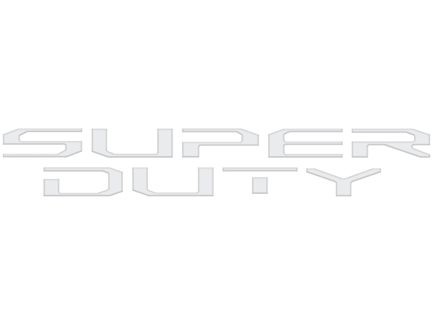 Tailgate Letter Inserts Fits 2023-2026 Ford Super Duty XL/XLT/STX/Tremor/Lariat by Tufskinz.com