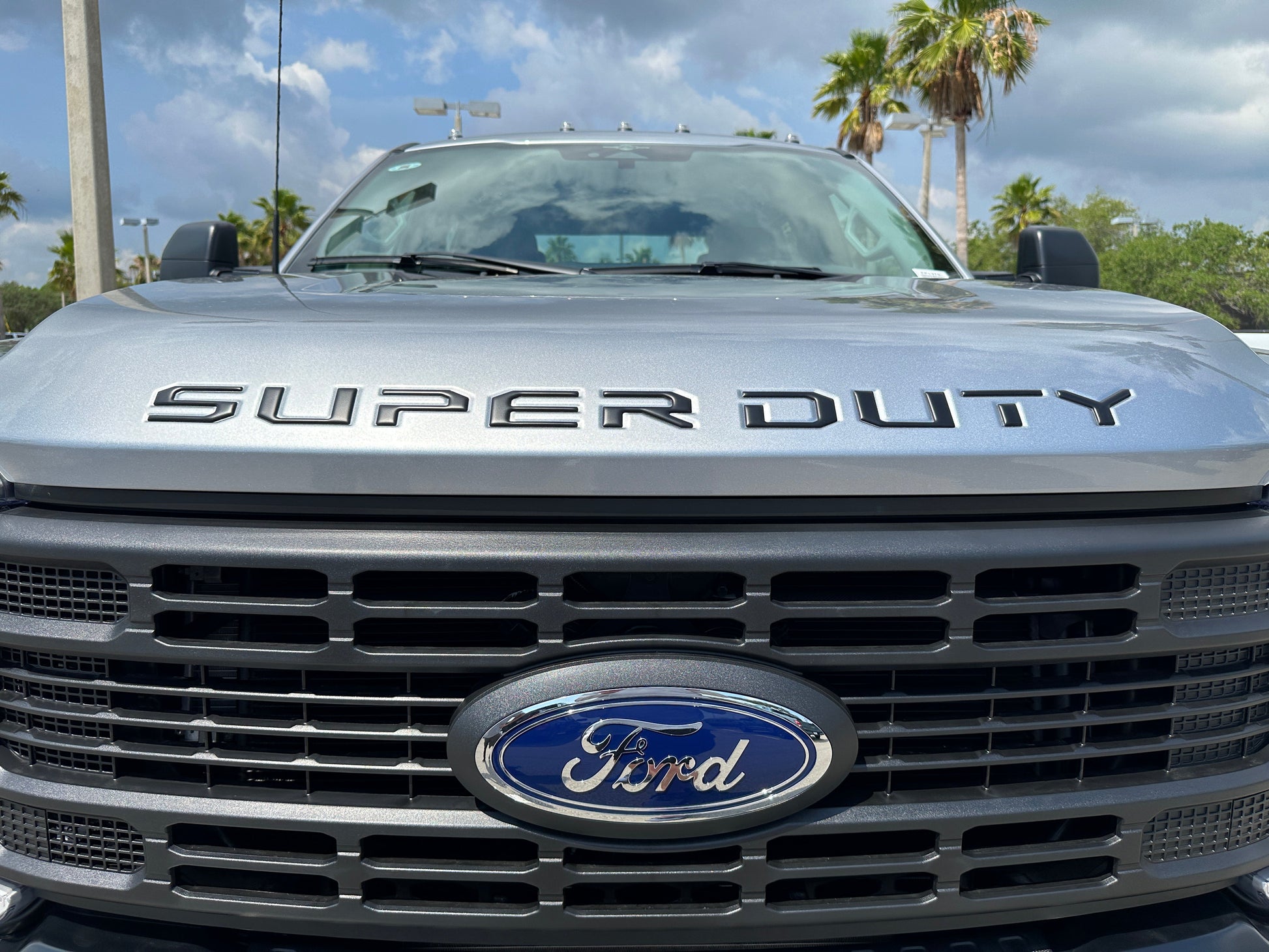 Hood Letter Inserts Fits 2023-2026 Ford Super Duty by Tufskinz.com