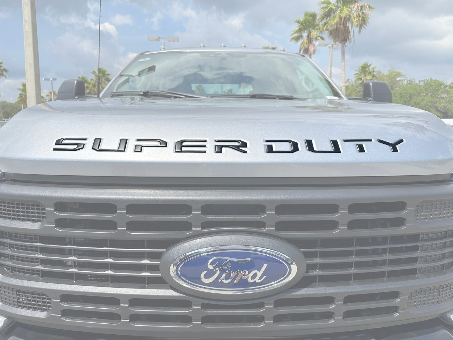 Hood Letter Inserts Fits 2023-2026 Ford Super Duty by Tufskinz.com