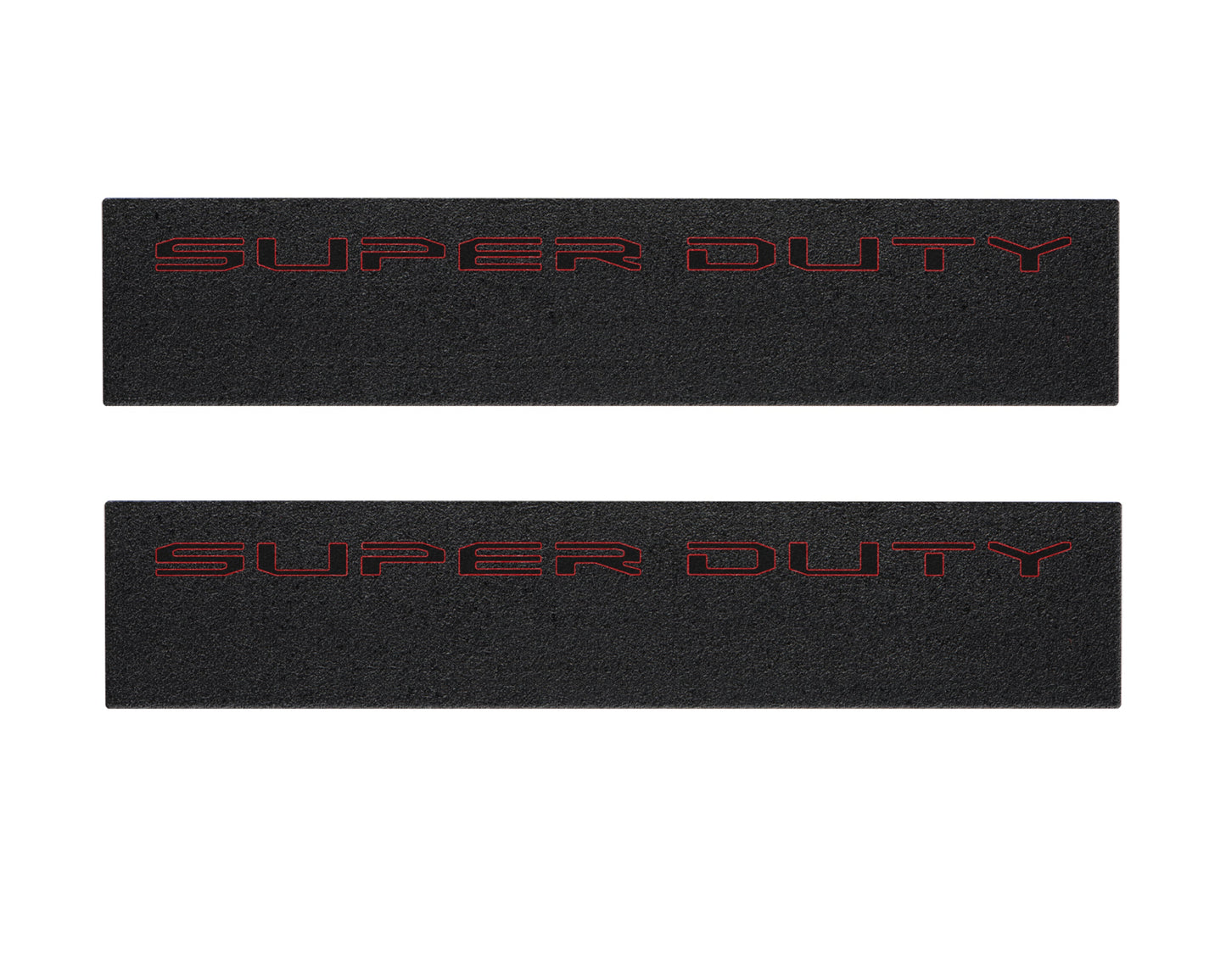 Door Sill Protection Overlays (Textured) Fits 2023-2026 Ford Super Duty by Tufskinz.com