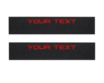Door Sill Protection Overlays (Textured) Fits 2023-2026 Ford Super Duty by Tufskinz.com