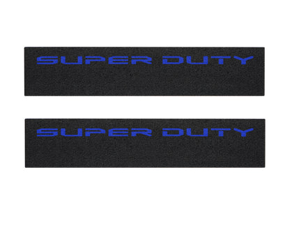 Door Sill Protection Overlays (Textured) Fits 2023-2026 Ford Super Duty by Tufskinz.com