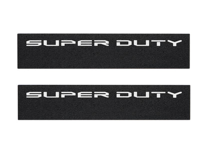 Door Sill Protection Overlays (Textured) Fits 2023-2026 Ford Super Duty by Tufskinz.com
