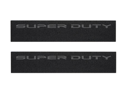 Door Sill Protection Overlays (Textured) Fits 2023-2026 Ford Super Duty by Tufskinz.com