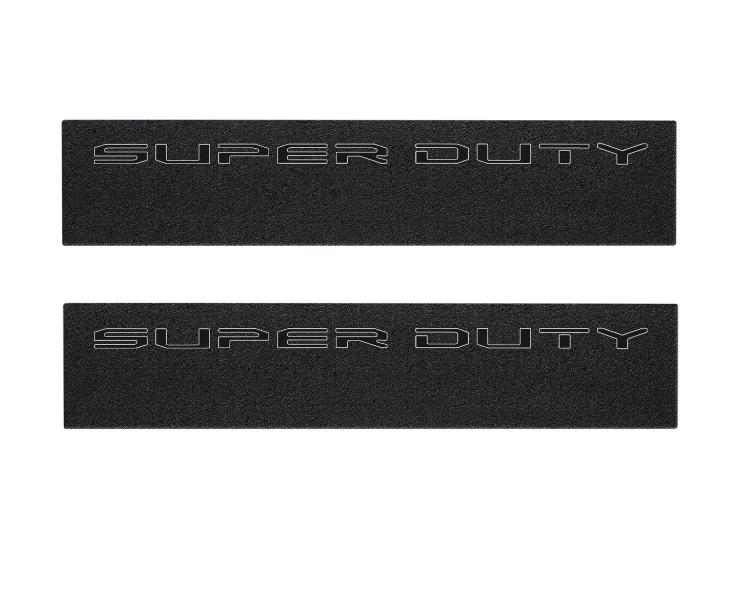 Door Sill Protection Overlays (Textured) Fits 2023-2026 Ford Super Duty by Tufskinz.com