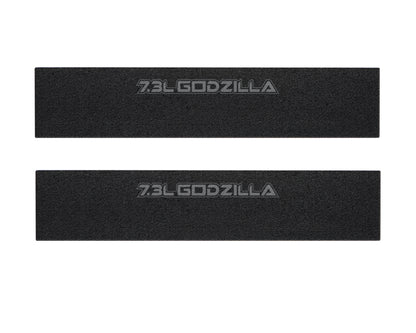 Door Sill Protection Overlays (Textured) Fits 2023-2026 Ford Super Duty by Tufskinz.com