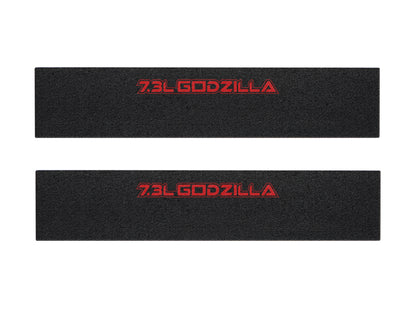 Door Sill Protection Overlays (Textured) Fits 2023-2026 Ford Super Duty by Tufskinz.com