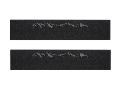 Door Sill Protection Overlays (Textured) Fits 2023-2026 Ford Super Duty by Tufskinz.com