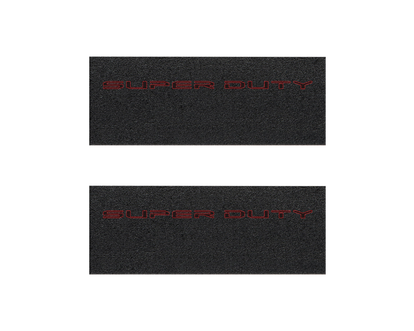 Door Sill Protection Overlays (Textured) Fits 2023-2026 Ford Super Duty by Tufskinz.com
