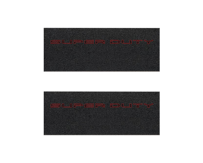Door Sill Protection Overlays (Textured) Fits 2023-2026 Ford Super Duty by Tufskinz.com