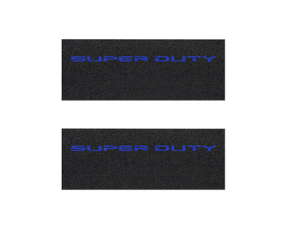 Door Sill Protection Overlays (Textured) Fits 2023-2026 Ford Super Duty by Tufskinz.com
