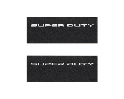 Door Sill Protection Overlays (Textured) Fits 2023-2026 Ford Super Duty by Tufskinz.com