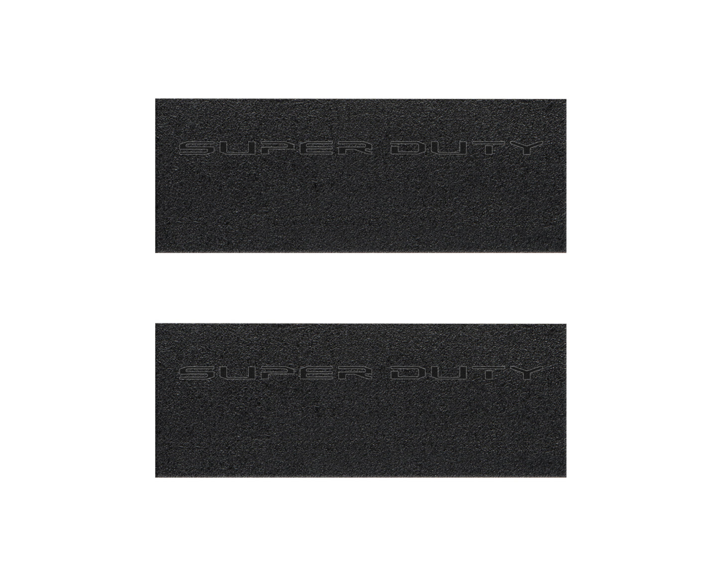 Door Sill Protection Overlays (Textured) Fits 2023-2026 Ford Super Duty by Tufskinz.com
