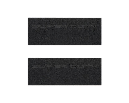 Door Sill Protection Overlays (Textured) Fits 2023-2026 Ford Super Duty by Tufskinz.com
