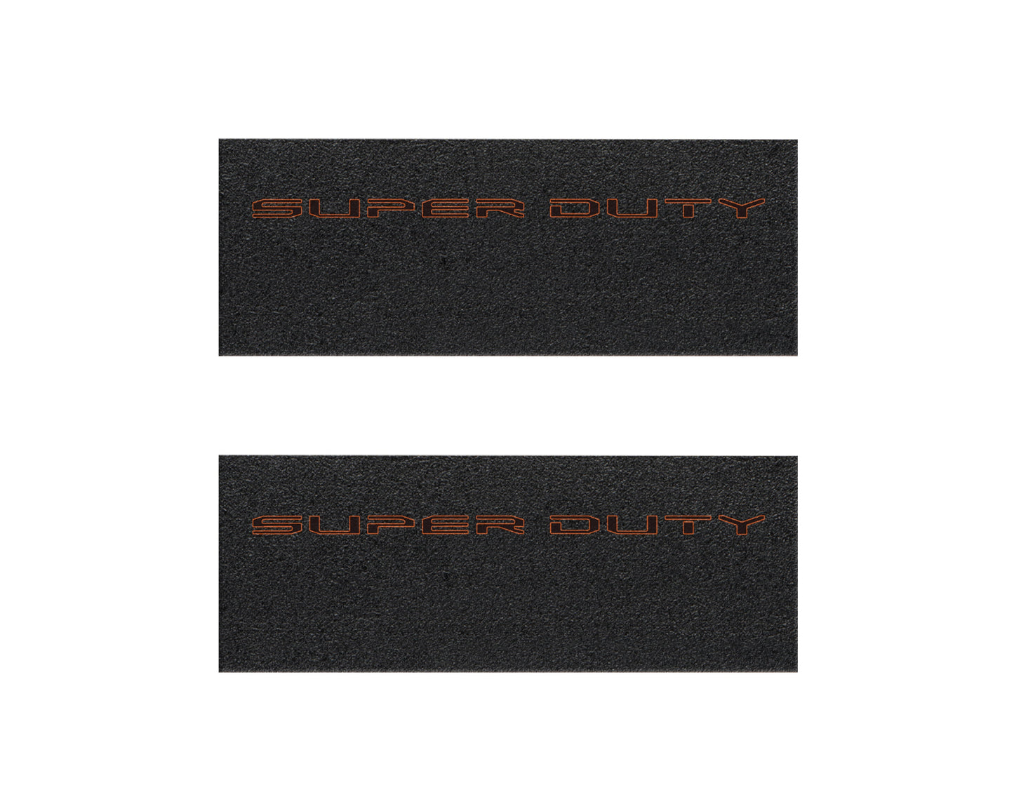 Door Sill Protection Overlays (Textured) Fits 2023-2026 Ford Super Duty by Tufskinz.com
