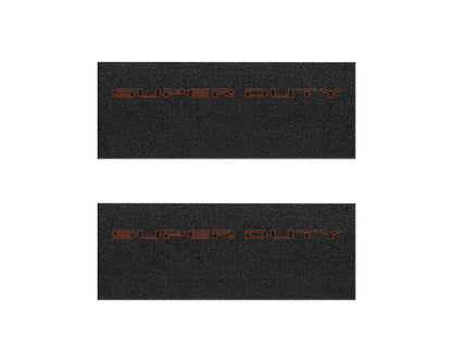 Door Sill Protection Overlays (Textured) Fits 2023-2026 Ford Super Duty by Tufskinz.com