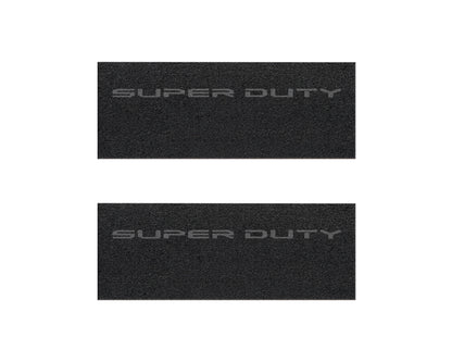 Door Sill Protection Overlays (Textured) Fits 2023-2026 Ford Super Duty by Tufskinz.com